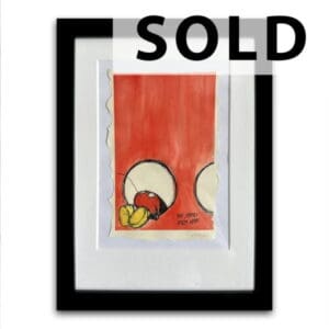 The Story Ends Here - skitse (20x28 cm)