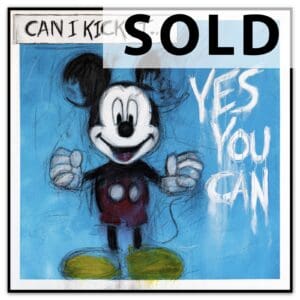 Can I Kick It? (100x100 cm)