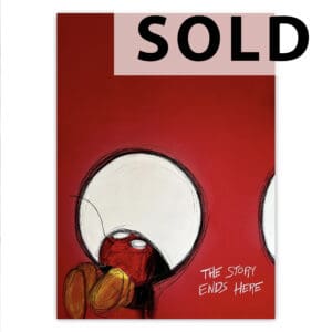 The Story Ends Here (100x140 cm)