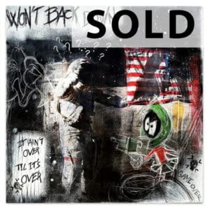 Won´t Back Down (100x100 cm)