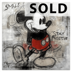 Stay Positive (100x100cm)