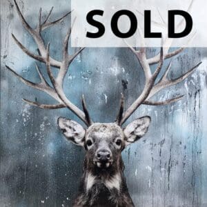 Sky Deer (150x150cm)