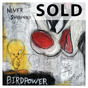 Never Surrender (120x120 cm)