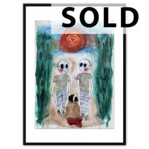 Ewil Twins (2016) (24x32 cm)